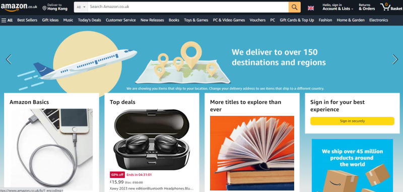 亞馬遜英國站 Amazon.co.uk 網(wǎng)址入口 | 27PR跨境電商導(dǎo)航