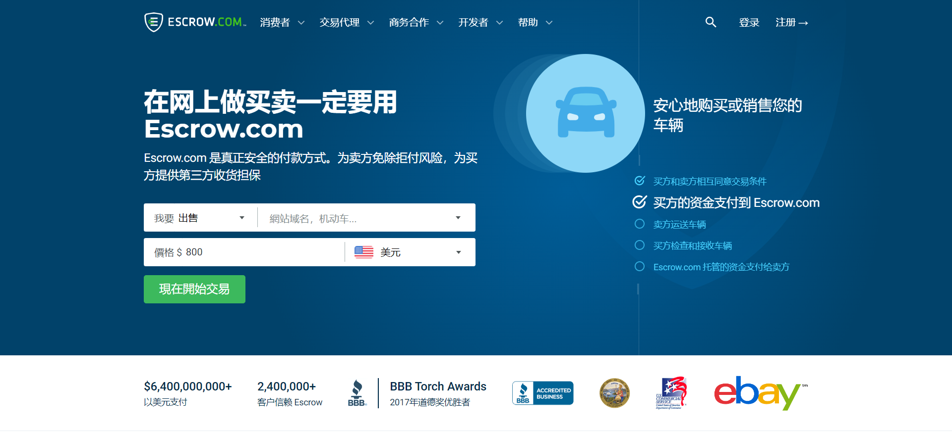 Escrow 網(wǎng)絡(luò)買賣中介平臺 | 27PR跨境電商導(dǎo)航