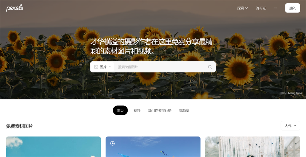 Pexels 網頁版入口 | 27PR跨境電商導航